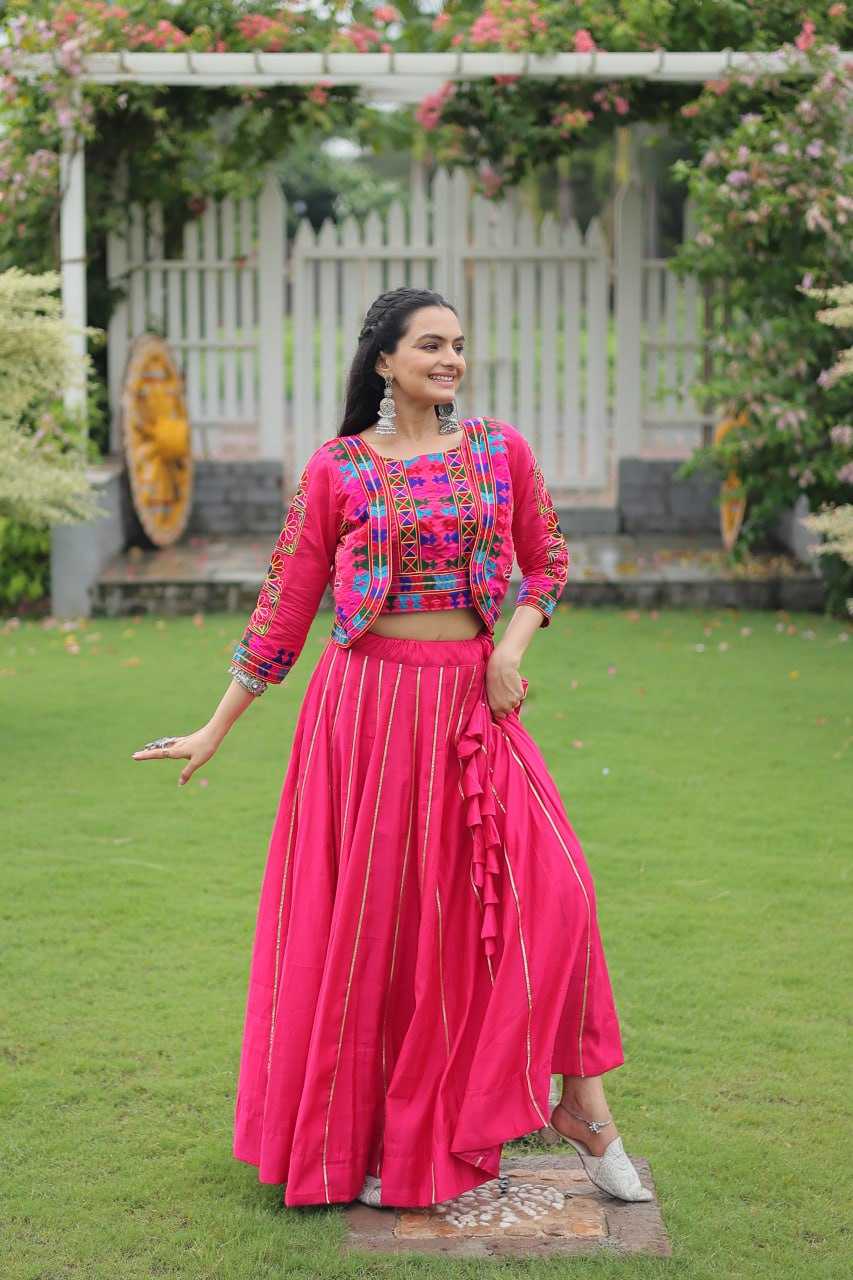 Ynf Heavy Roman Silk KESH491 7132 Lehengas Wedding Collections Festive Collections Wholesale Designer Lehenga Choli Gota Patti Lehenga Crop Top lehenga Manufacturer