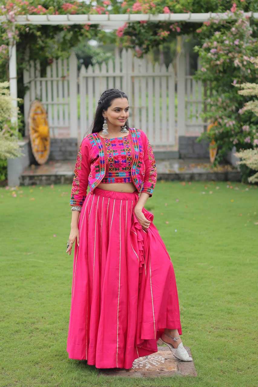 Ynf Heavy Roman Silk KESH491 7132 Lehengas Wedding Collections Festive Collections Wholesale Designer Lehenga Choli Gota Patti Lehenga Crop Top lehenga Manufacturer