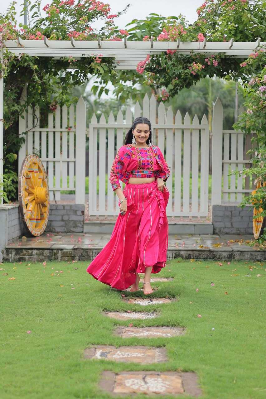 Ynf Heavy Roman Silk KESH491 7132 Lehengas Wedding Collections Festive Collections Wholesale Designer Lehenga Choli Gota Patti Lehenga Crop Top lehenga Manufacturer