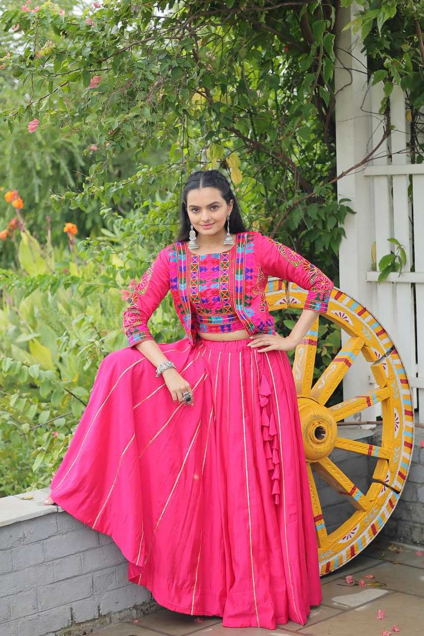 Ynf Heavy Roman Silk KESH491 7132 Lehengas Wedding Collections Festive Collections Wholesale Designer Lehenga Choli Gota Patti Lehenga Crop Top lehenga Manufacturer