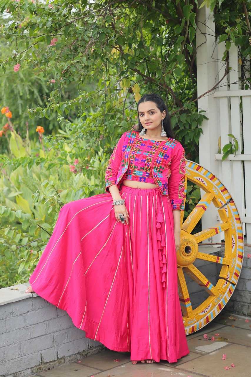 Ynf Heavy Roman Silk KESH491 7132 Lehengas Wedding Collections Festive Collections Wholesale Designer Lehenga Choli Gota Patti Lehenga Crop Top lehenga Manufacturer