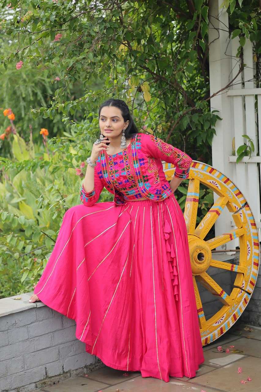 Ynf Heavy Roman Silk KESH491 7132 Lehengas Wedding Collections Festive Collections Wholesale Designer Lehenga Choli Gota Patti Lehenga Crop Top lehenga Manufacturer