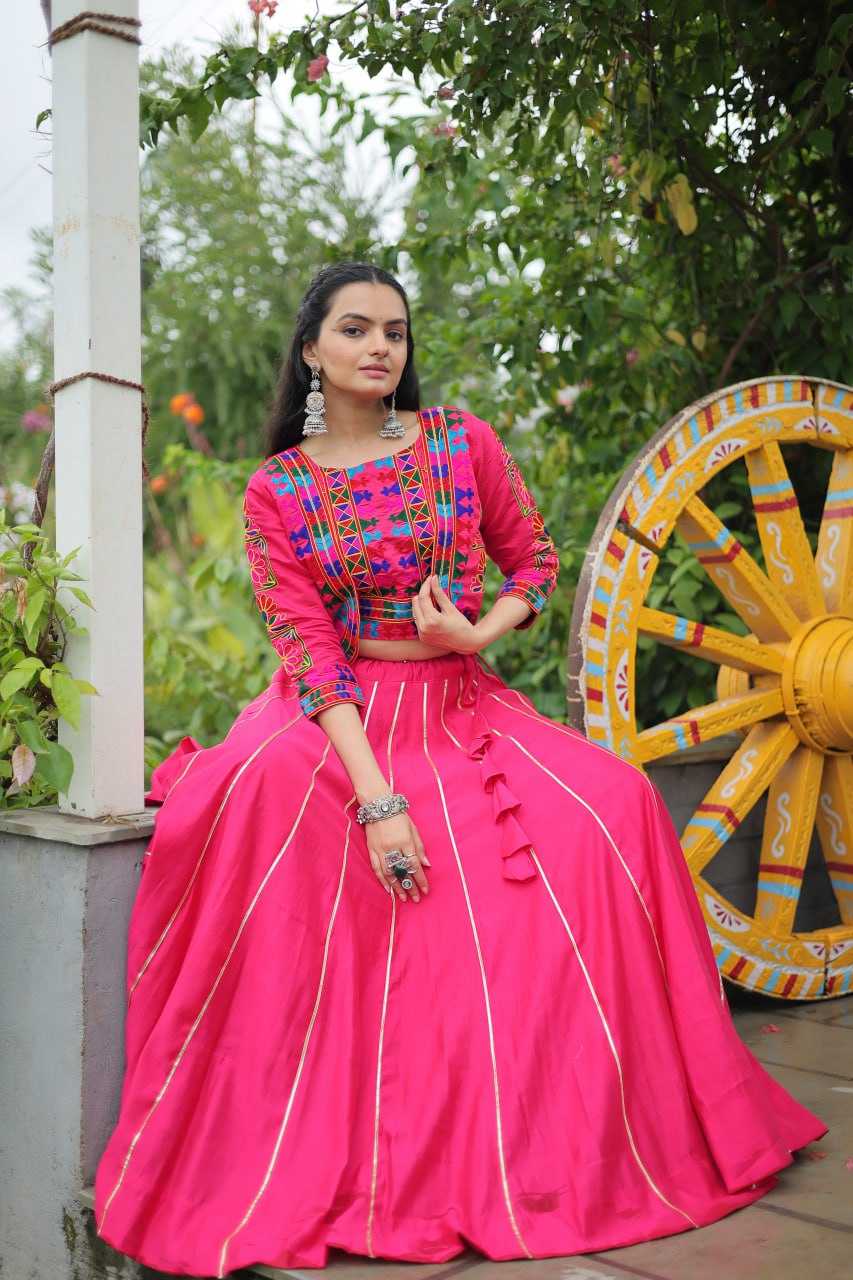 Ynf Heavy Roman Silk KESH491 7132 Lehengas Wedding Collections Festive Collections Wholesale Designer Lehenga Choli Gota Patti Lehenga Crop Top lehenga Manufacturer