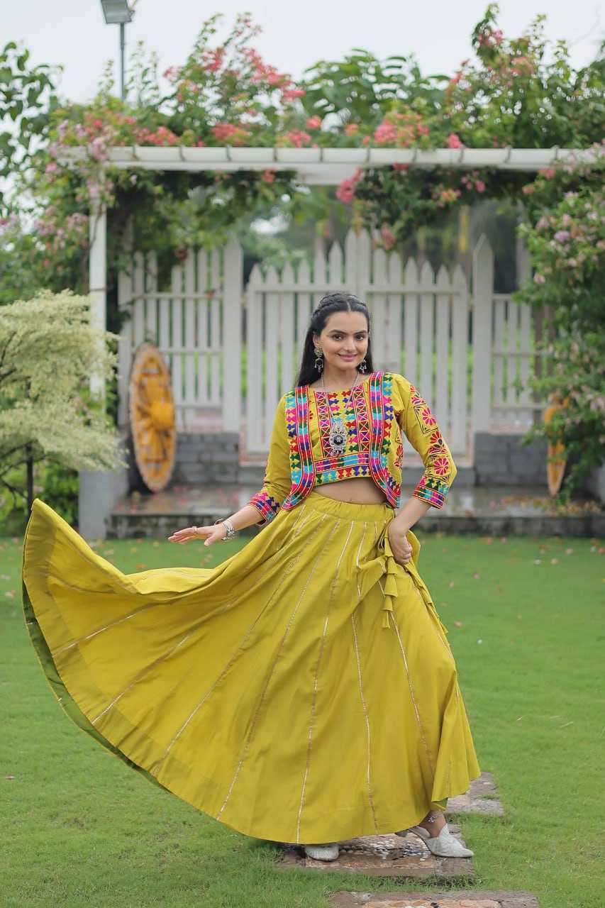 Ynf Heavy Roman Silk KESH491 7132 Lehengas Wedding Collections Festive Collections Wholesale Designer Lehenga Choli Gota Patti Lehenga Crop Top lehenga Manufacturer