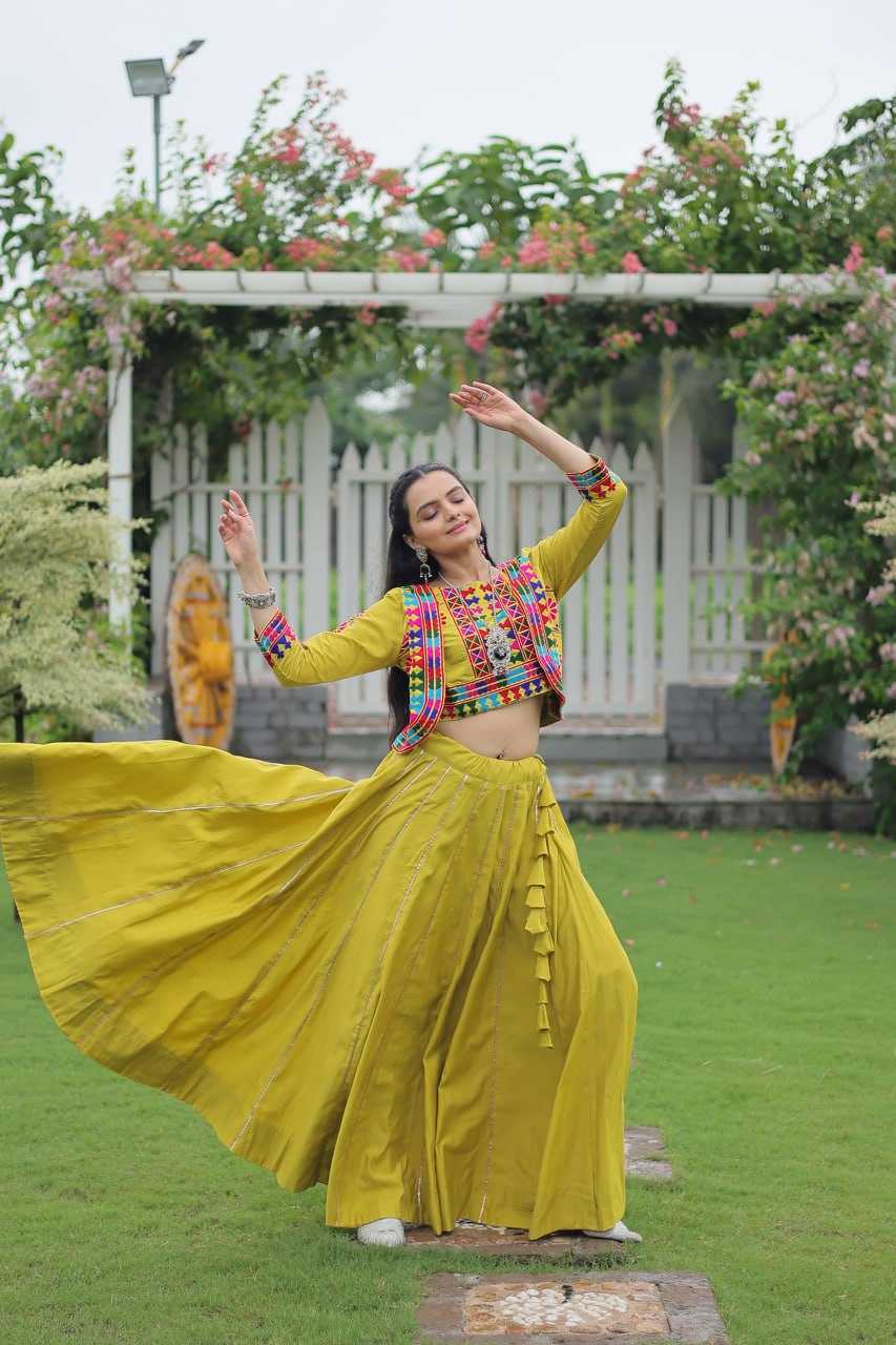 Ynf Heavy Roman Silk KESH491 7132 Lehengas Wedding Collections Festive Collections Wholesale Designer Lehenga Choli Gota Patti Lehenga Crop Top lehenga Manufacturer