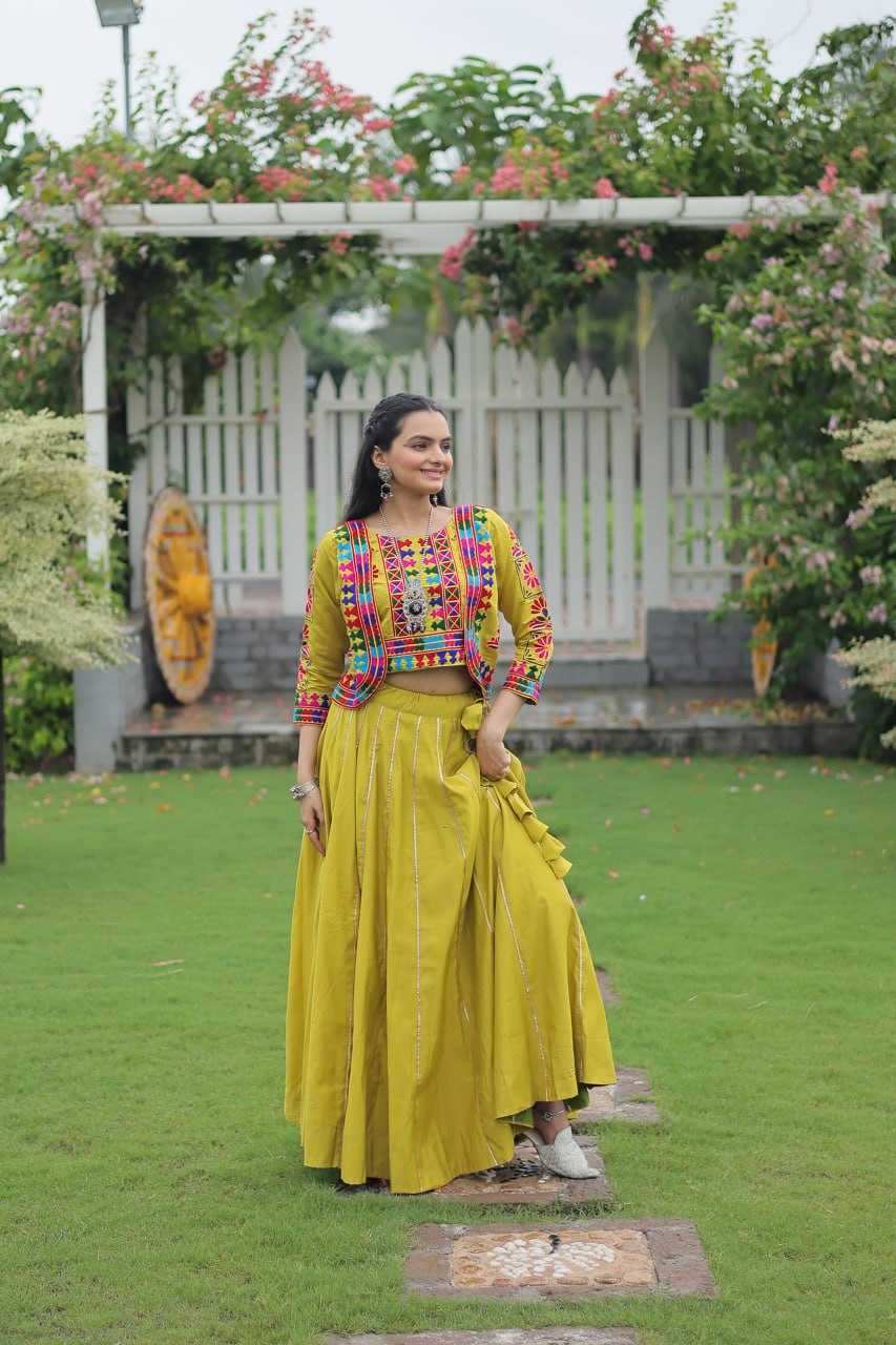 Ynf Heavy Roman Silk KESH491 7132 Lehengas Wedding Collections Festive Collections Wholesale Designer Lehenga Choli Gota Patti Lehenga Crop Top lehenga Manufacturer