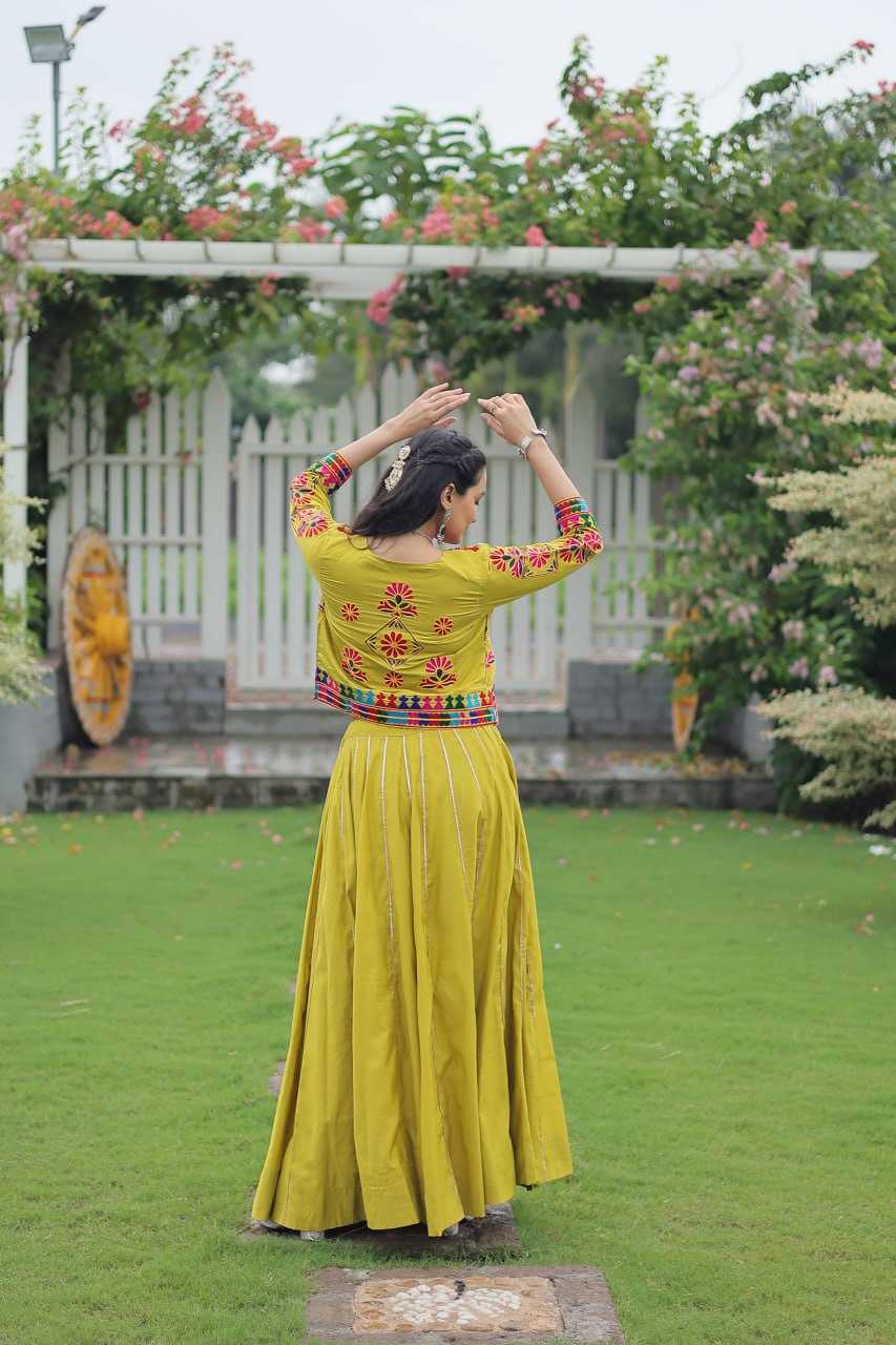 Ynf Heavy Roman Silk KESH491 7132 Lehengas Wedding Collections Festive Collections Wholesale Designer Lehenga Choli Gota Patti Lehenga Crop Top lehenga Manufacturer