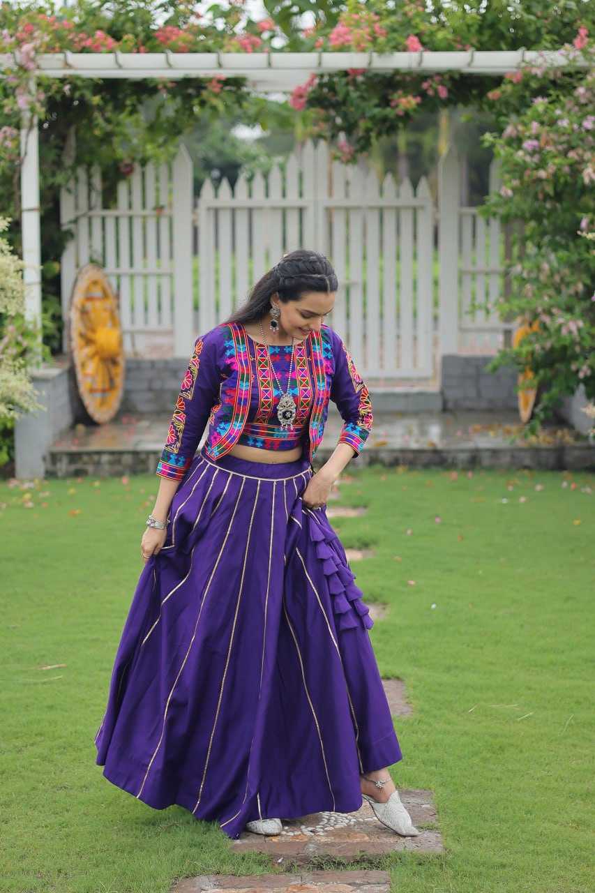 Ynf Heavy Roman Silk KESH491 7132 Lehengas Wedding Collections Festive Collections Wholesale Designer Lehenga Choli Gota Patti Lehenga Crop Top lehenga Manufacturer