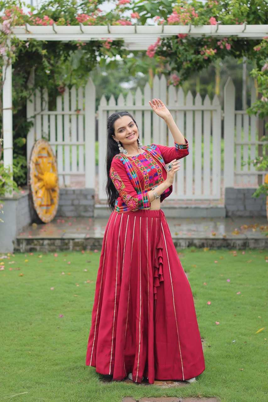 Ynf Heavy Roman Silk KESH491 7132 Lehengas Wedding Collections Festive Collections Wholesale Designer Lehenga Choli Gota Patti Lehenga Crop Top lehenga Manufacturer