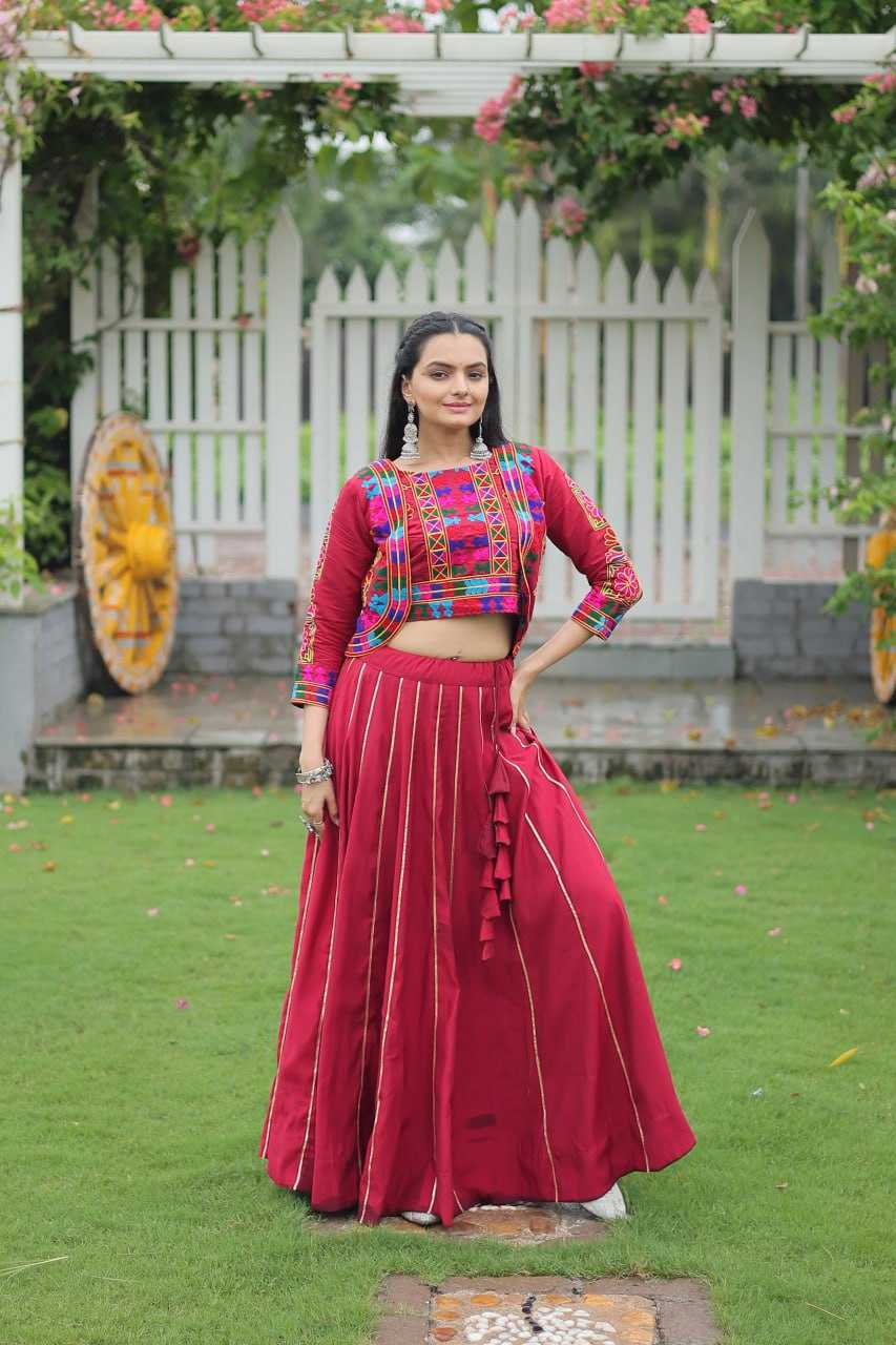 Ynf Heavy Roman Silk KESH491 7132 Lehengas Wedding Collections Festive Collections Wholesale Designer Lehenga Choli Gota Patti Lehenga Crop Top lehenga Manufacturer