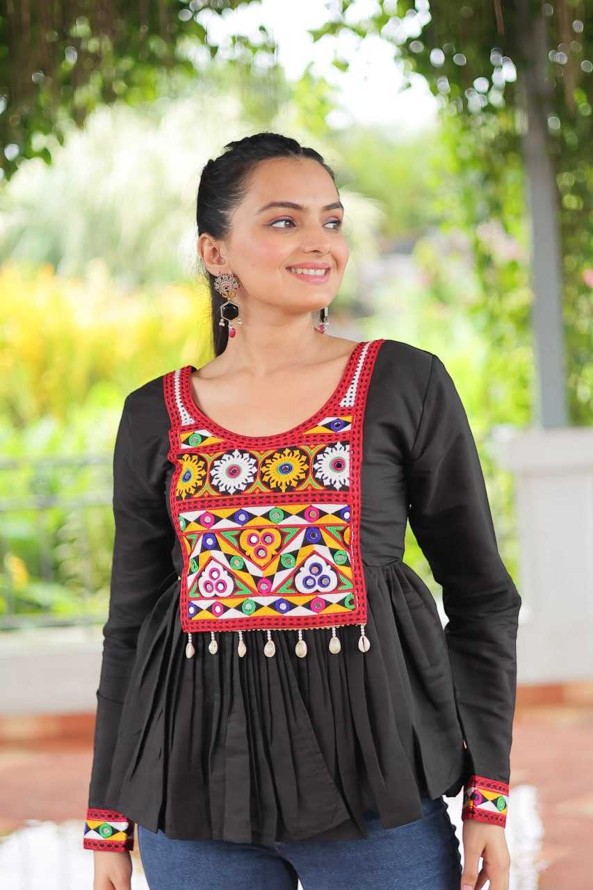 Ynf Heavy Roman Silk KESH491 9254 Kurti Wholesale Short Kurtis Fancy Kurti Embroidered Kurtis Manufacturer