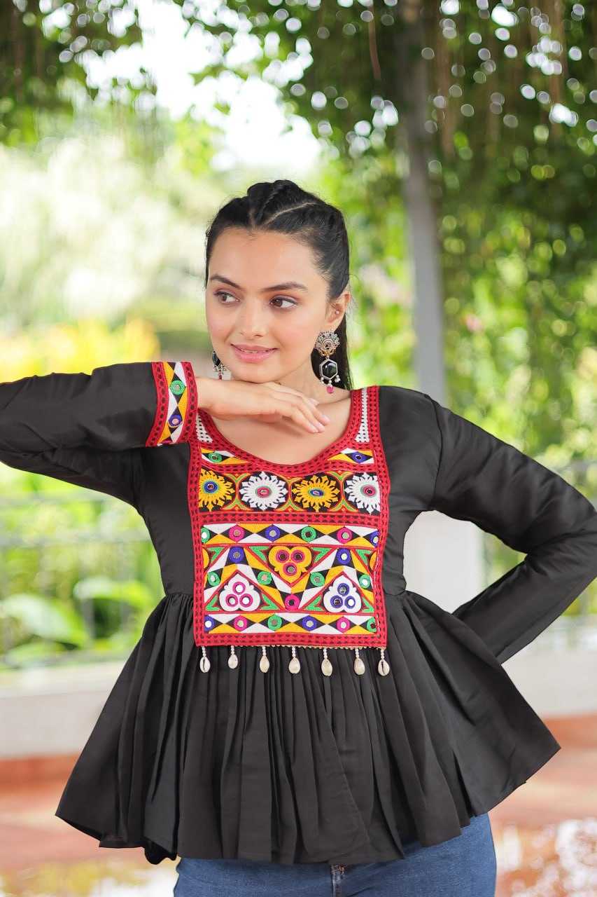Ynf Heavy Roman Silk KESH491 9254 Kurti Wholesale Short Kurtis Fancy Kurti Embroidered Kurtis Manufacturer