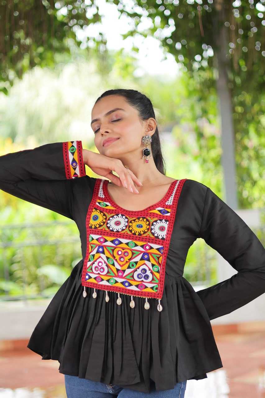 Ynf Heavy Roman Silk KESH491 9254 Kurti Wholesale Short Kurtis Fancy Kurti Embroidered Kurtis Manufacturer