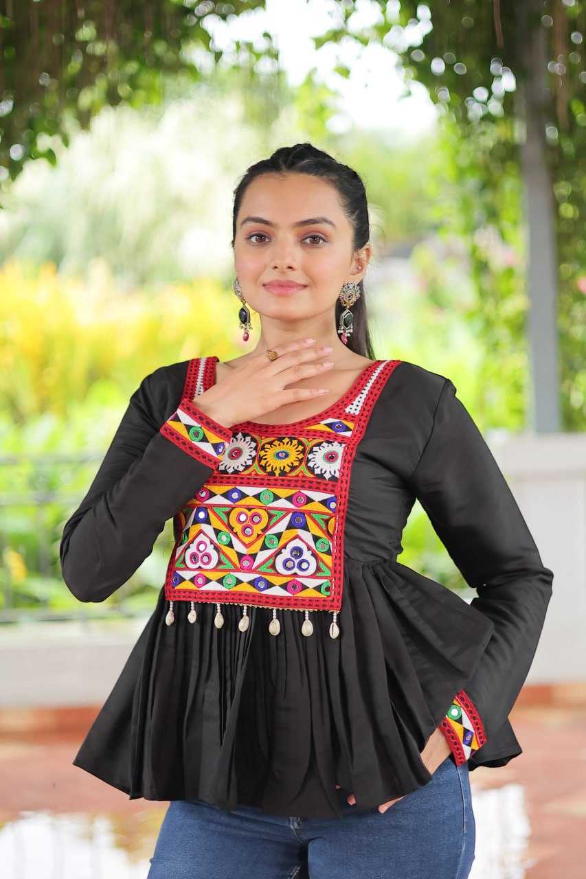 Ynf Heavy Roman Silk KESH491 9254 Kurti Wholesale Short Kurtis Fancy Kurti Embroidered Kurtis Manufacturer