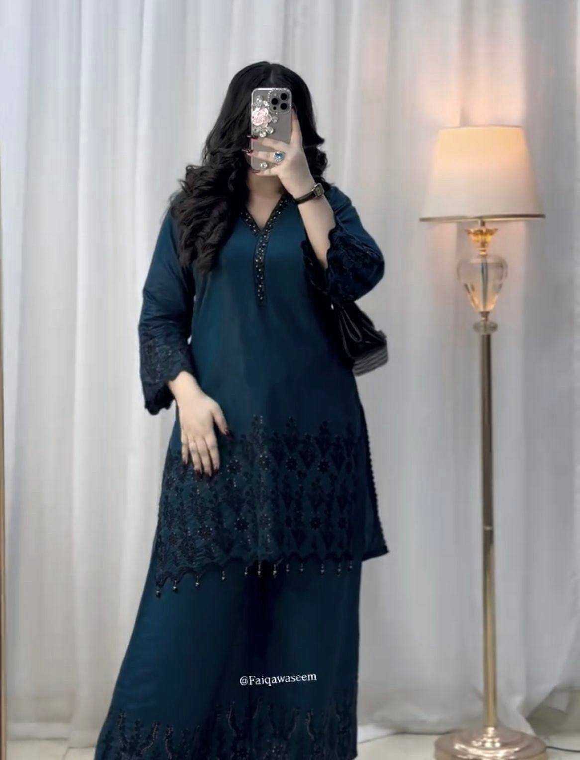 Ynf Heavy Roman Silk KESH492 1378 Suits & Dresses Wholesale Embroidery Suits Ladies Silk Suit Silk Suits Manufacturer