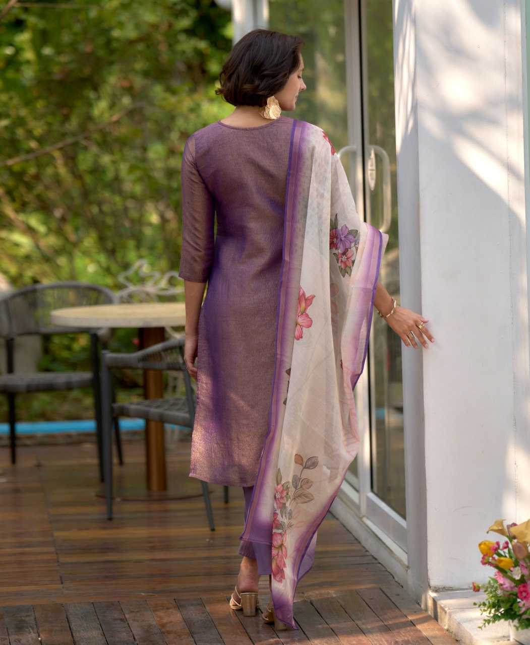 Ynf Heavy Roman Silk KESH507 JAINIL Suits & Dresses Wholesale Embroidery Suits Party wear suits Silk Suits Manufacturer