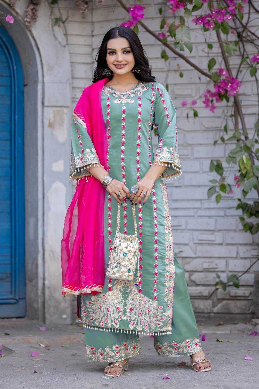 Ynf Heavy Roman Silk KESH512 200 Suits & Dresses Wholesale Ladies Suits Embroidery Suits Designer Suits Manufacturer