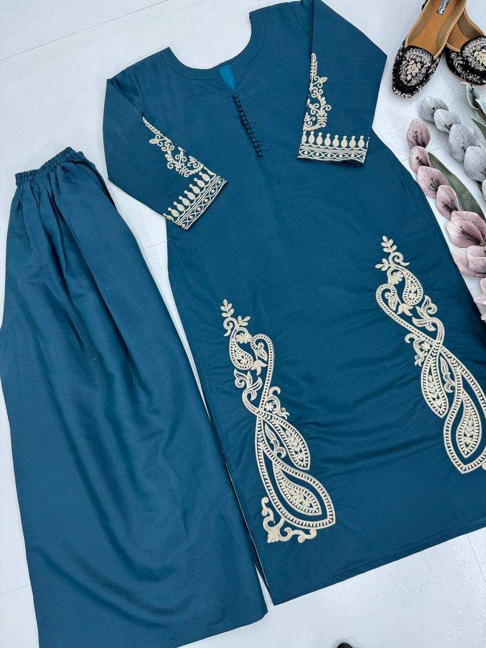 Ynf Heavy Roman Silk KESH512 215 Suits & Dresses Wholesale Ladies Suits Dresses Designer Suits Manufacturer