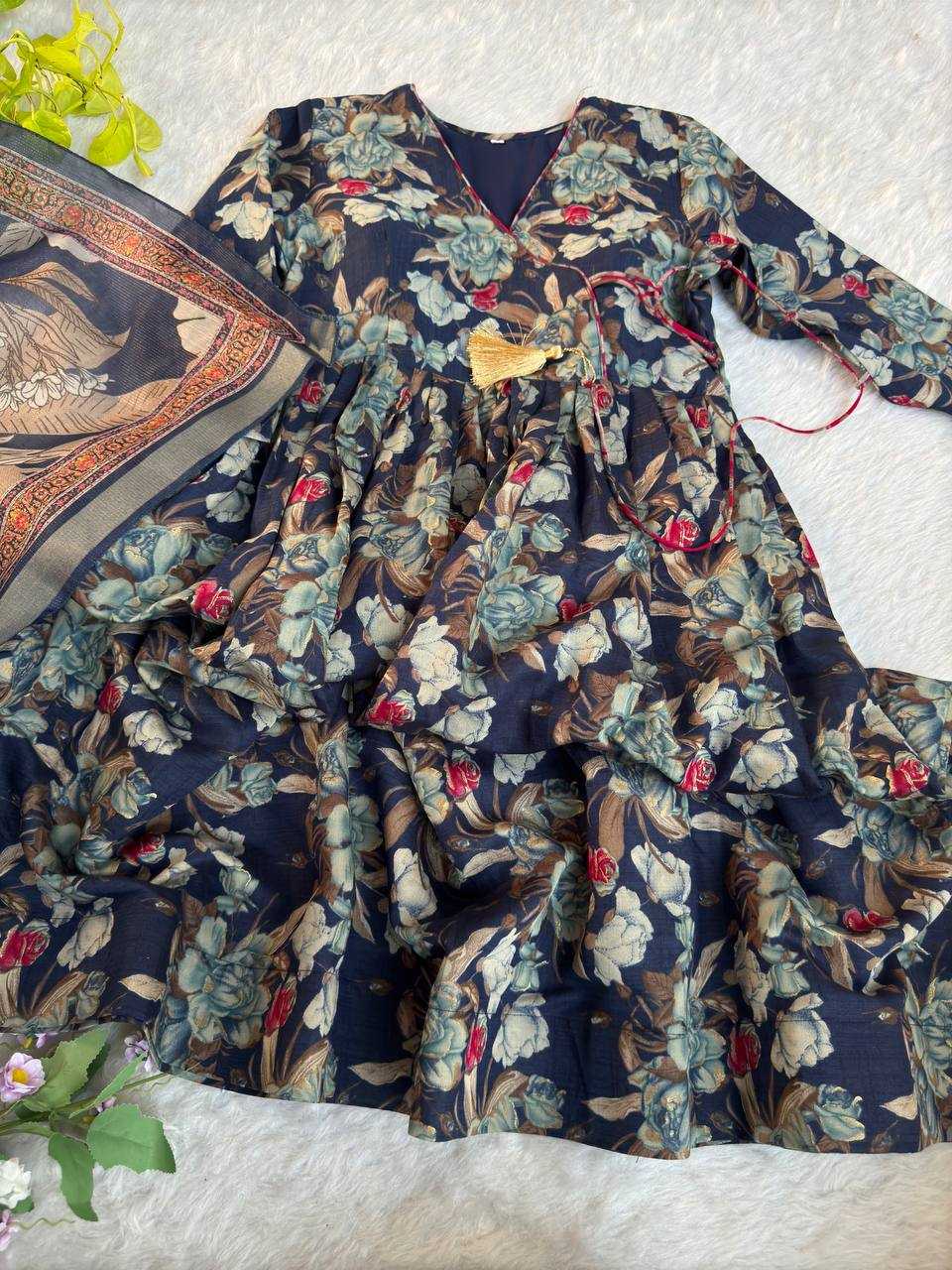 Ynf Heavy Roman Silk KESH513 443 Gowns Wholesale Fancy Gowns Party Wear Gowns Designer Gowns Manufacturer