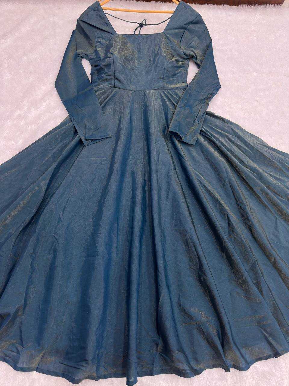 Ynf Heavy Roman Silk KESH533 5113 Gowns Wholesale Fancy Gowns Anarkali Gown Long Gowns Manufacturer