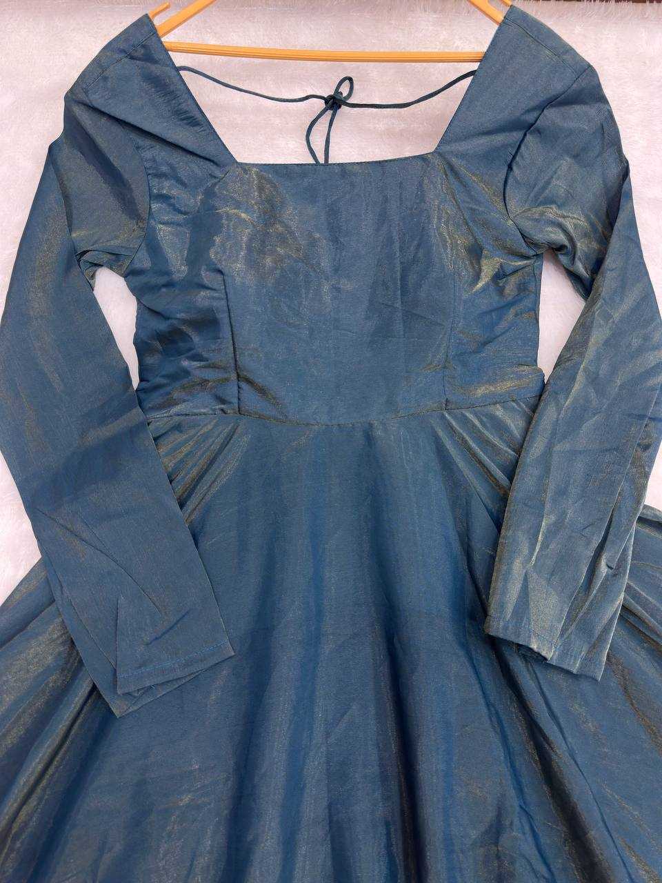 Ynf Heavy Roman Silk KESH533 5113 Gowns Wholesale Fancy Gowns Anarkali Gown Long Gowns Manufacturer