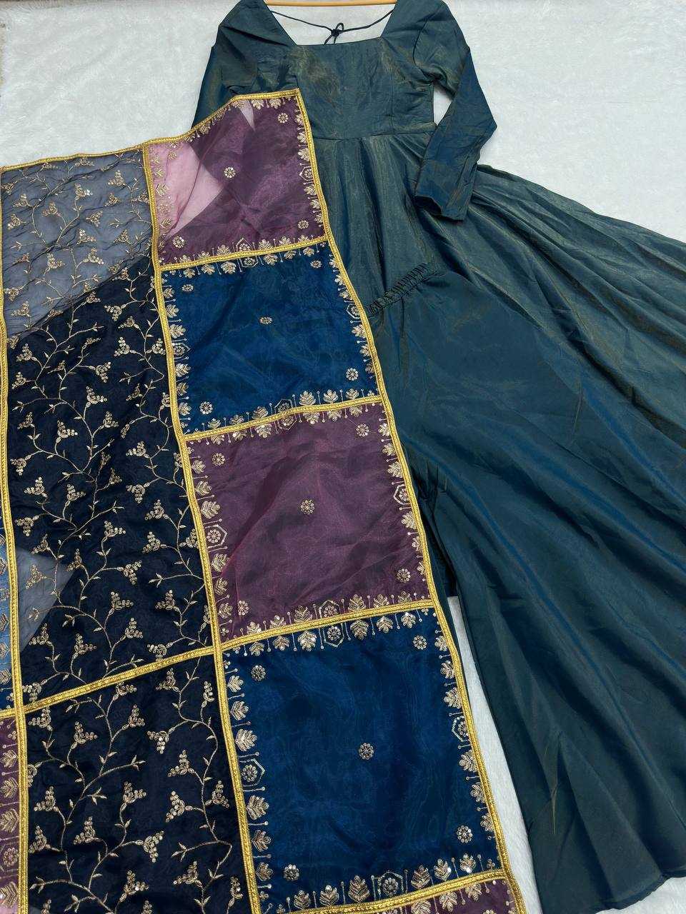 Ynf Heavy Roman Silk KESH533 5113 Gowns Wholesale Fancy Gowns Anarkali Gown Long Gowns Manufacturer