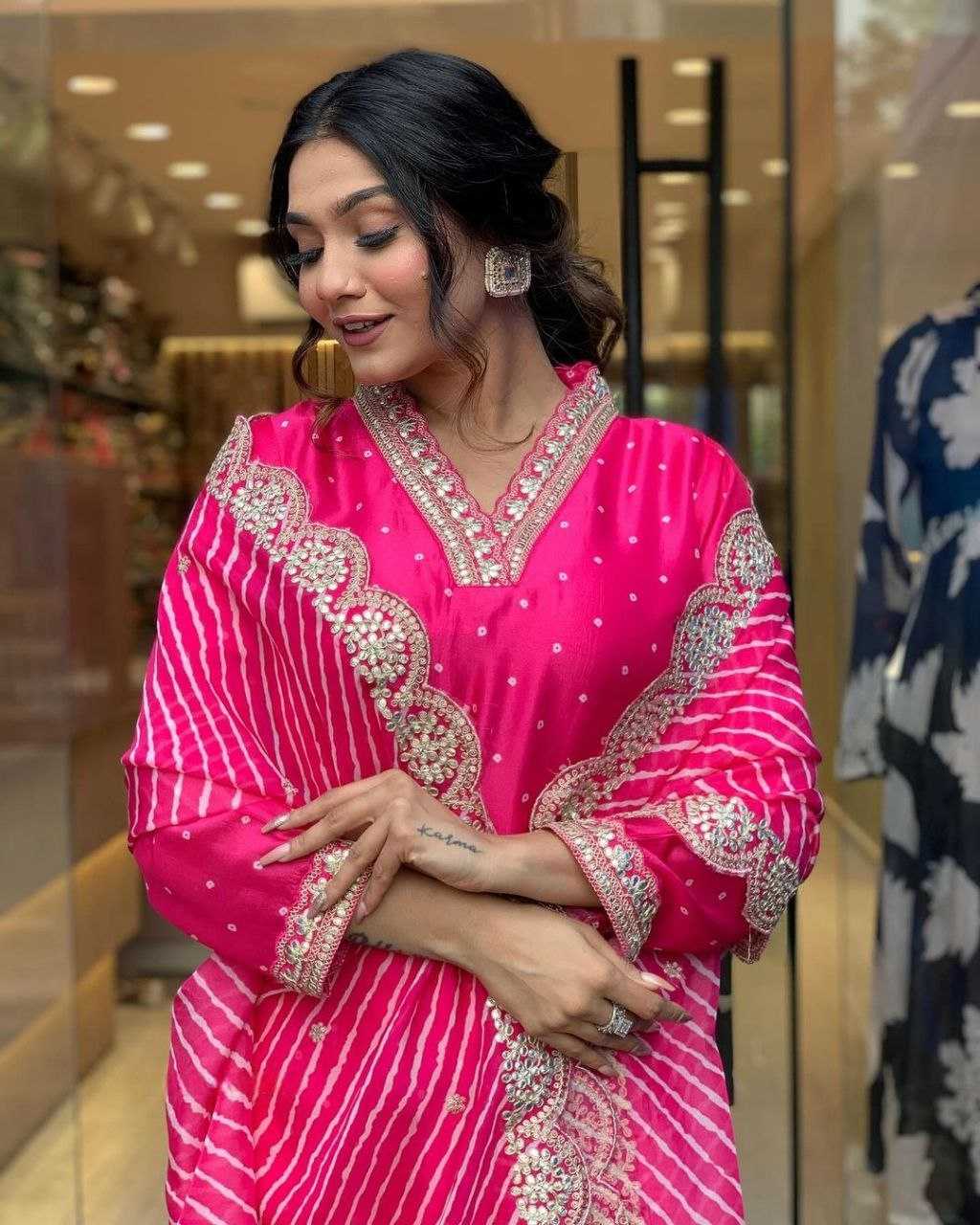 Ynf Heavy Roman Silk KESH552 59 Suits & Dresses Wholesale Ladies Suits Embroidery Suits Party wear suits Chanderi Suit Manufacturer