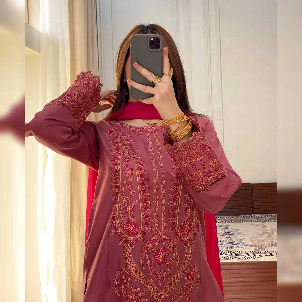 Ynf Heavy Roman Silk RIN110 381 Kurti Wholesale Casual Kurtis Festive Kurtis Embroidered Kurtis Manufacturer