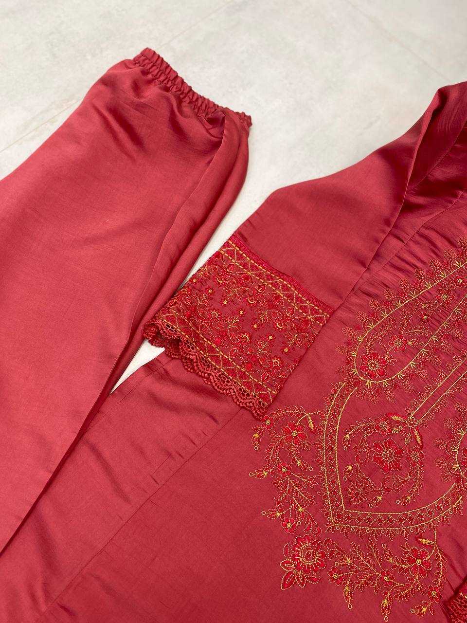 Ynf Heavy Roman Silk RIN110 381 Kurti Wholesale Casual Kurtis Festive Kurtis Embroidered Kurtis Manufacturer