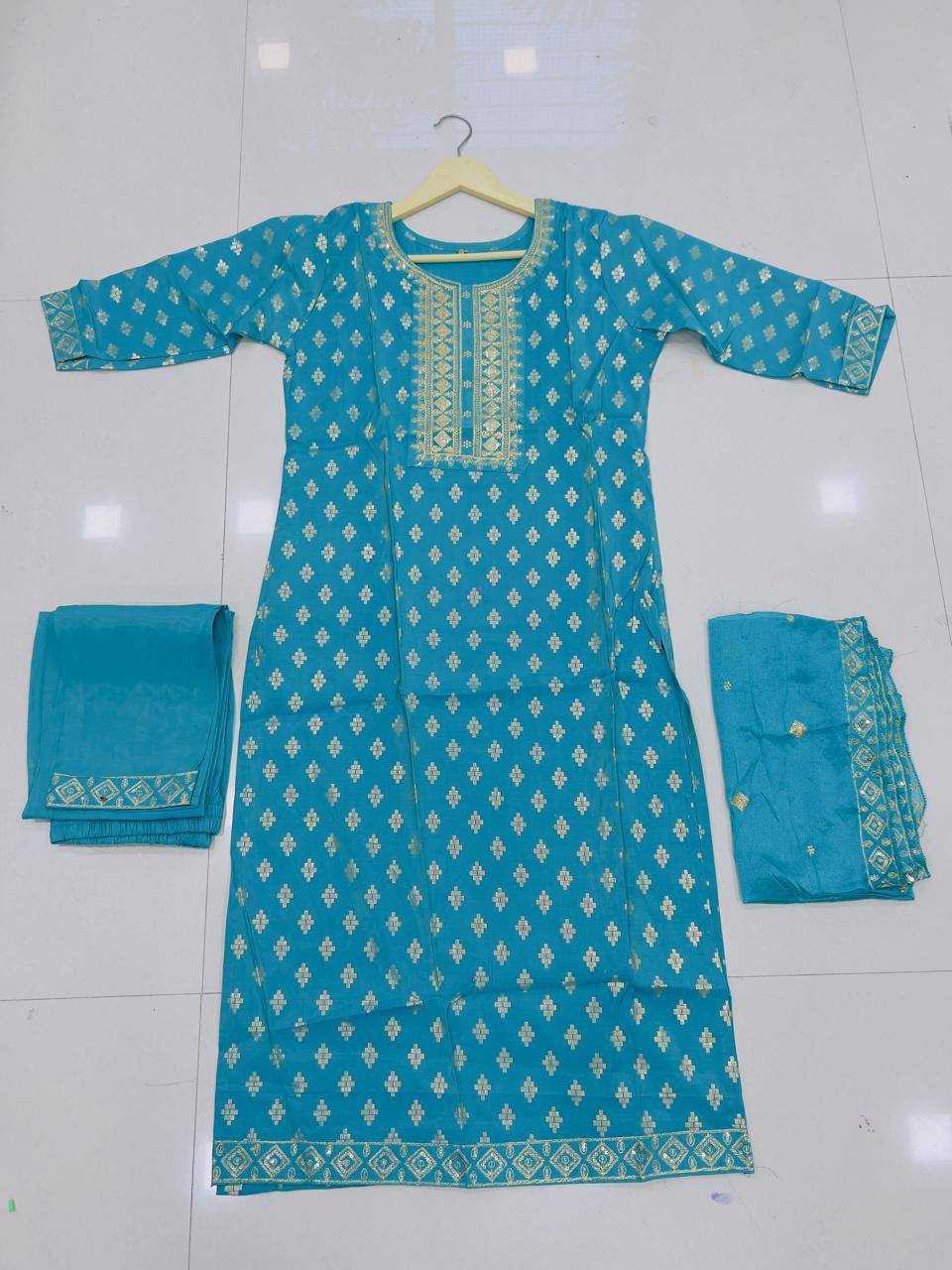 Ynf Heavy Roman Silk RIN131 1001 Suits & Dresses Wholesale Ladies Suits Embroidery Suits Party wear suits Manufacturer