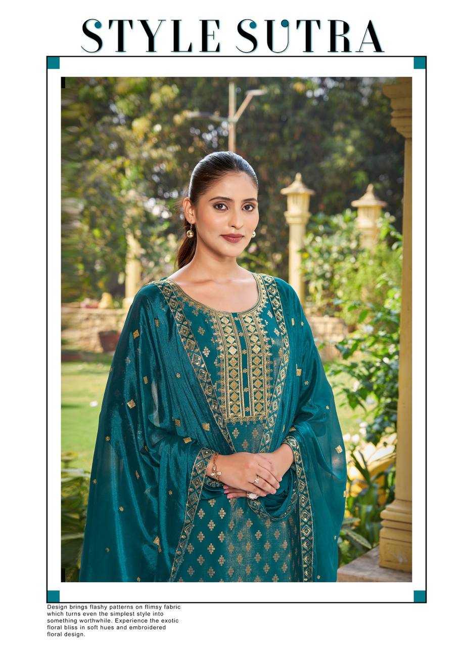 Ynf Heavy Roman Silk RIN131 1001 Suits & Dresses Wholesale Ladies Suits Embroidery Suits Party wear suits Manufacturer