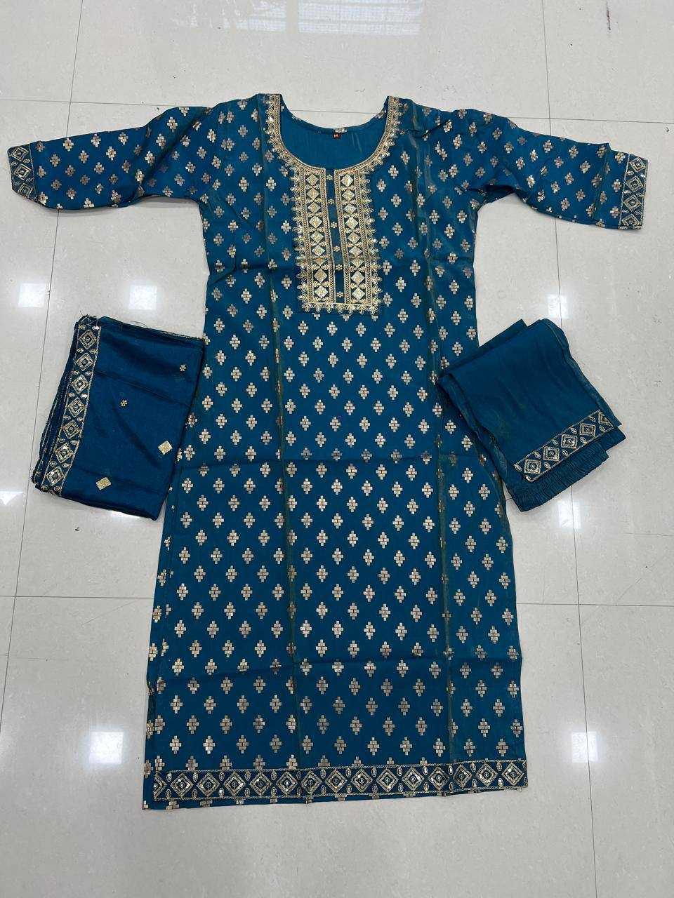 Ynf Heavy Roman Silk RIN131 1001 Suits & Dresses Wholesale Ladies Suits Embroidery Suits Party wear suits Manufacturer