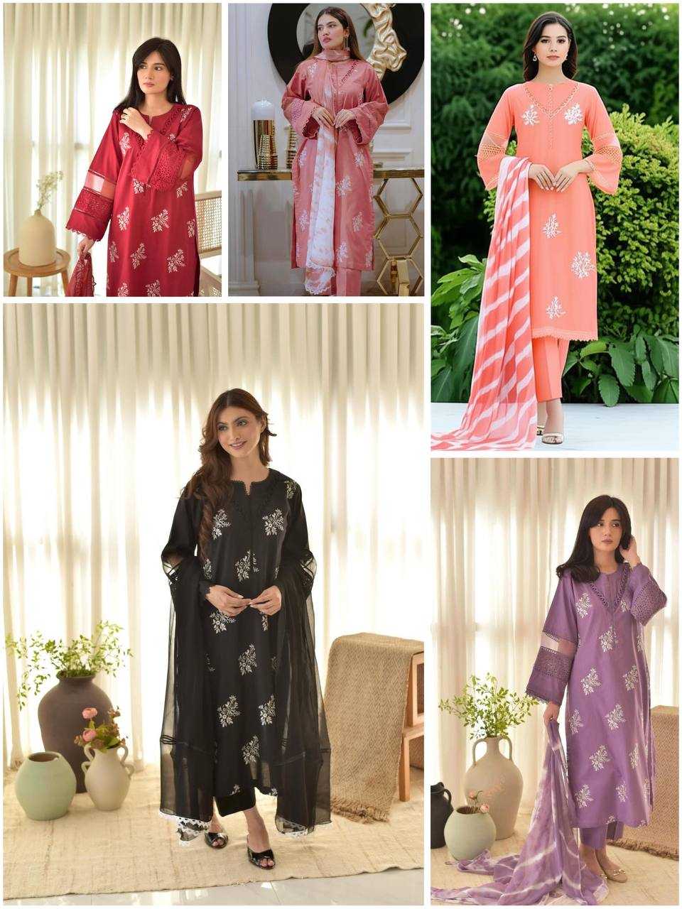 Ynf Heavy Roman Silk RIN141 1951 Suits & Dresses Wholesale Embroidery Suits Designer Suits Manufacturer