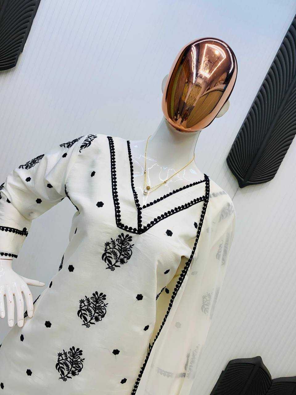 Ynf Heavy Roman Silk RIN141 1960 Suits & Dresses Wedding Collections Festive Collections Wholesale Embroidery Suits Ladies Silk Suit Casual Dresses Manufacturer