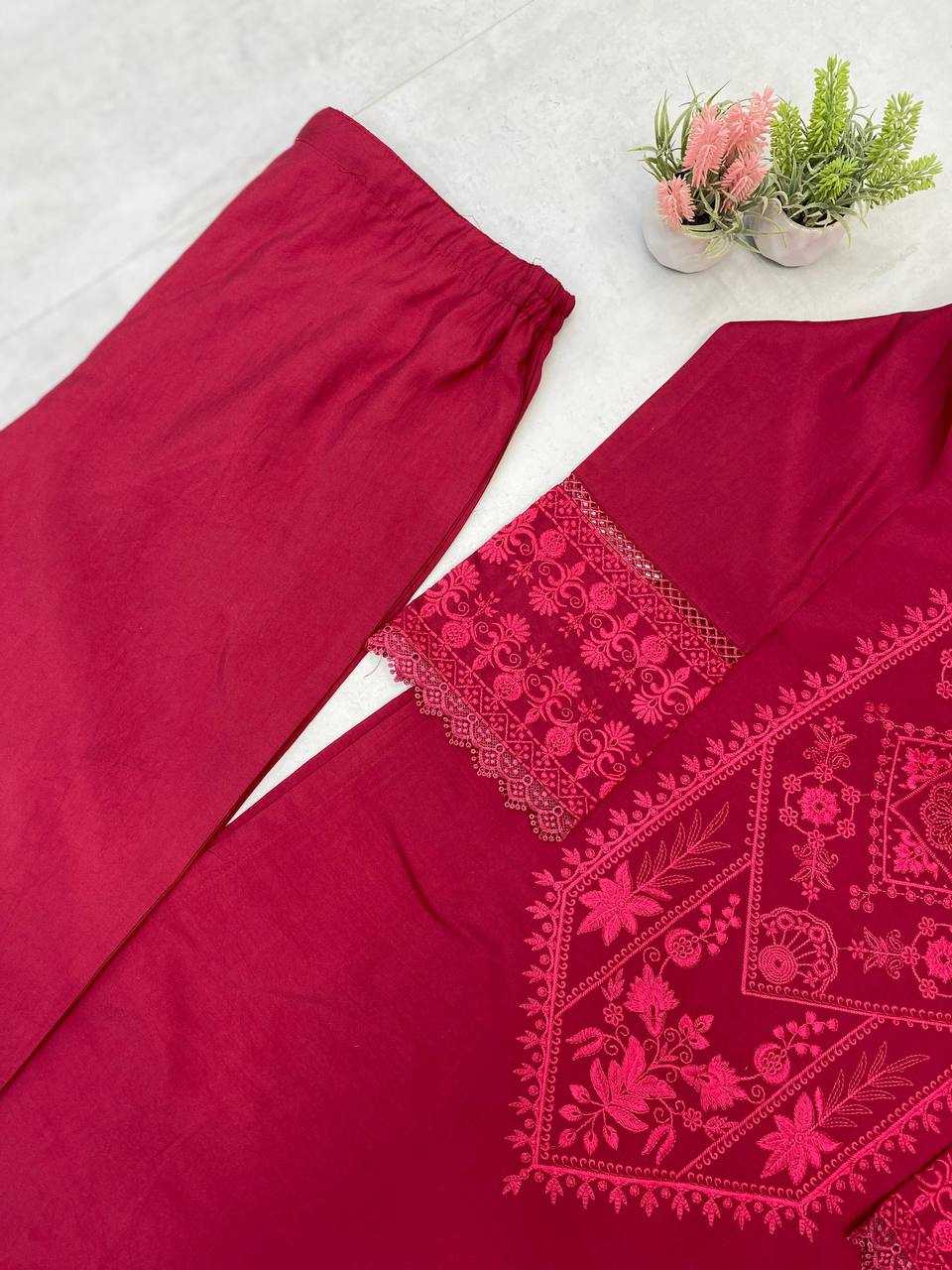Ynf Heavy Roman Silk RIN141 1971 Suits & Dresses Wedding Collections Festive Collections Wholesale Embroidery Suits Ladies Silk Suit Wedding Outfits Manufacturer
