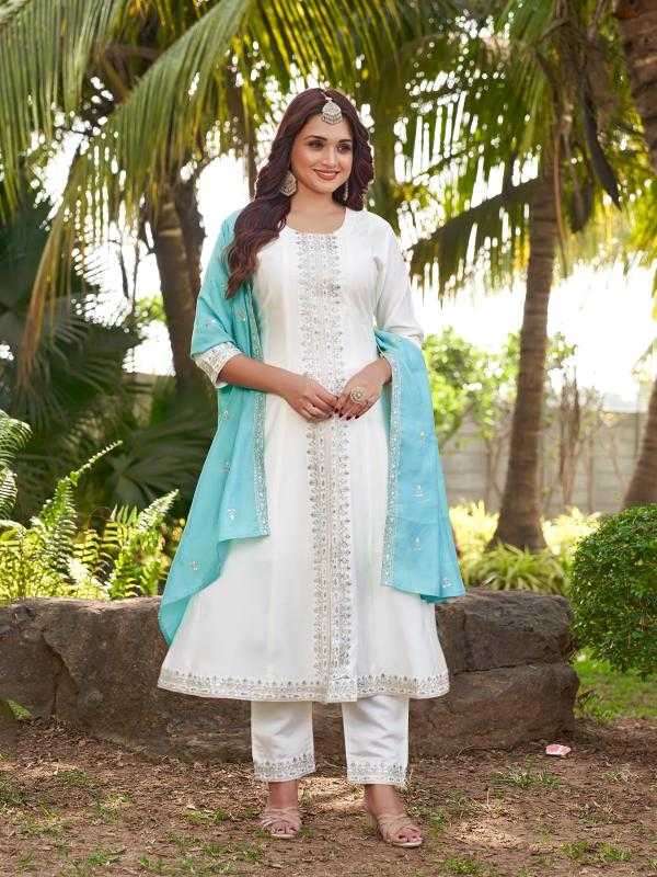 Ynf Heavy Roman Silk RIN190 AANCHI-BHAVINI Setwise Collections Wholesale Gowns Catalogs Manufacturer
