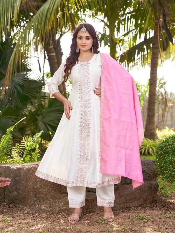Ynf Heavy Roman Silk RIN190 AANCHI-BHAVINI Setwise Collections Wholesale Gowns Catalogs Manufacturer