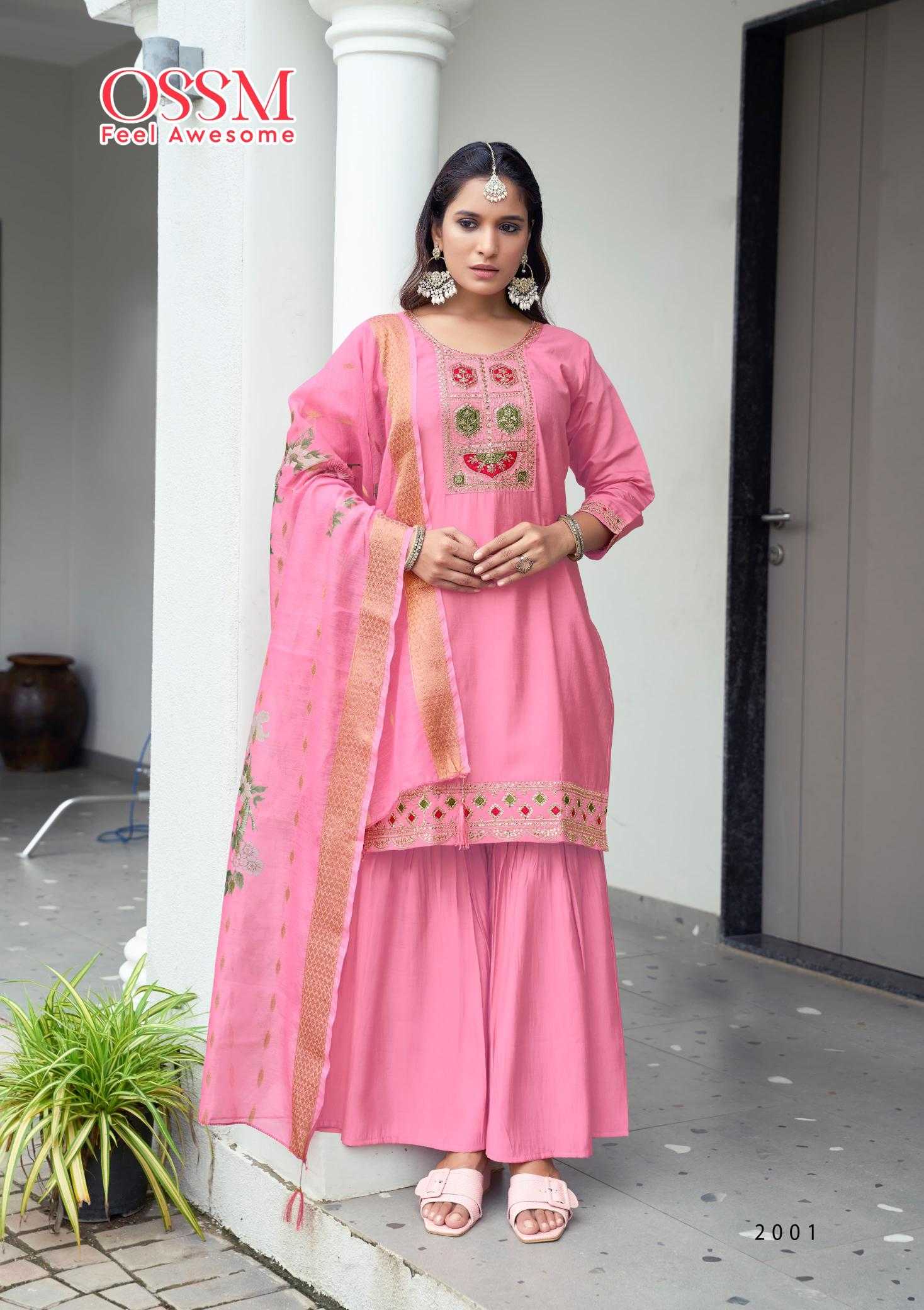 Ynf Heavy Roman Silk RIN190 OSSM-MANNAT Vol 02 Setwise Collections Wholesale Dresses & Suits Catalogs Manufacturer