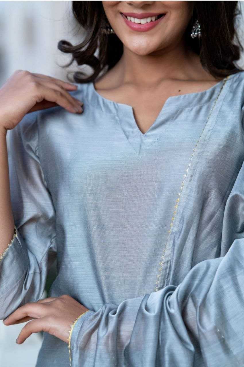 Ynf Heavy Roman Silk RIN193 HIPER Suits & Dresses Wholesale Ladies Silk Suit Party wear suits Silk Suits Manufacturer