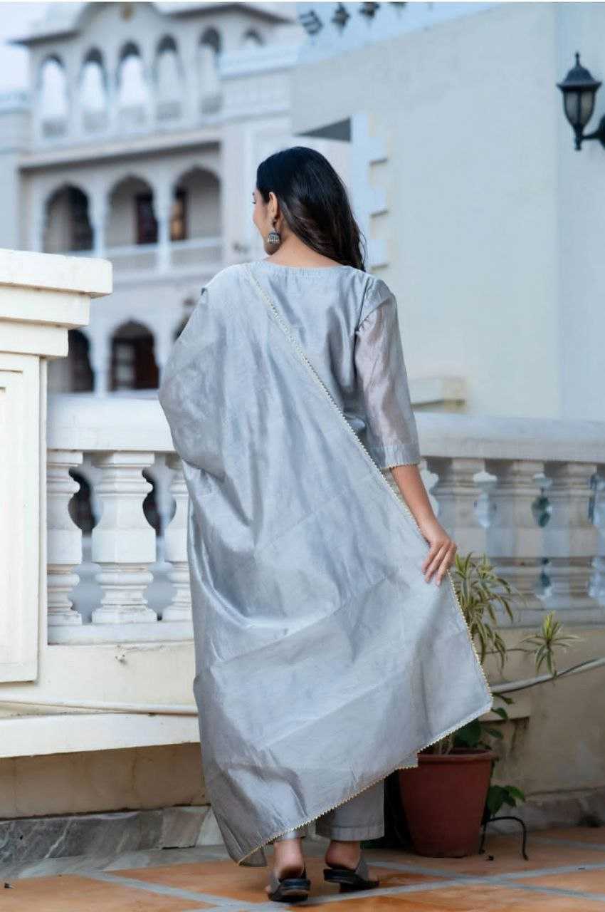 Ynf Heavy Roman Silk RIN193 HIPER Suits & Dresses Wholesale Ladies Silk Suit Party wear suits Silk Suits Manufacturer