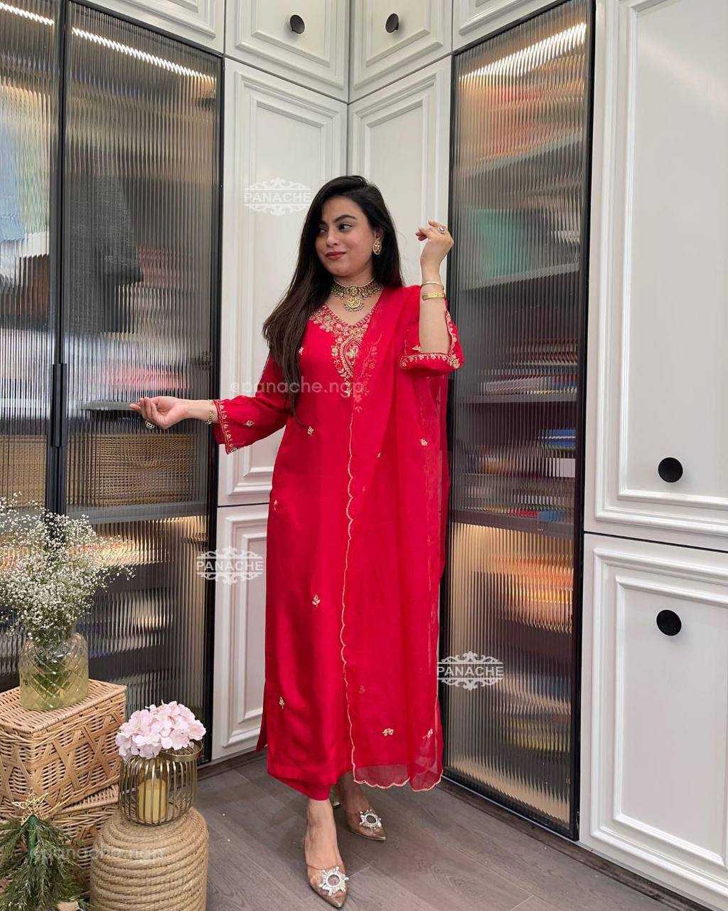 Ynf Heavy Roman Silk RIN222 LP1062 Kurti Wholesale Designer Kurtis Embroidered Kurtis Silk Kurtis Manufacturer
