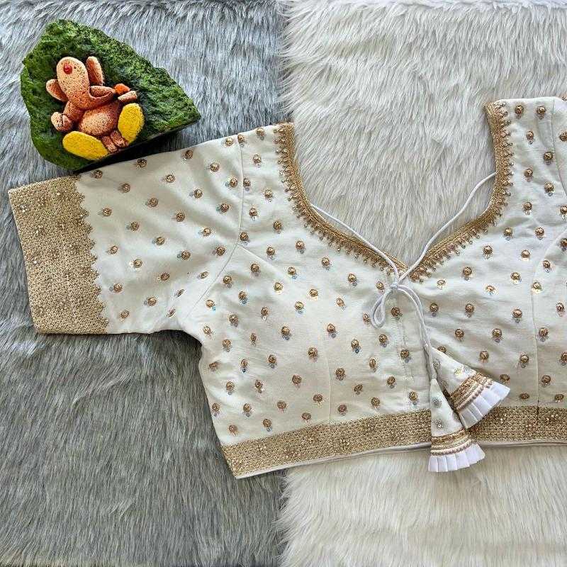 Ynf Heavy Silk KESH426 Real Diamonds Readymade Blouses Wholesale Designer Blouse Embroidered Blouses Silk Blouse Manufacturer