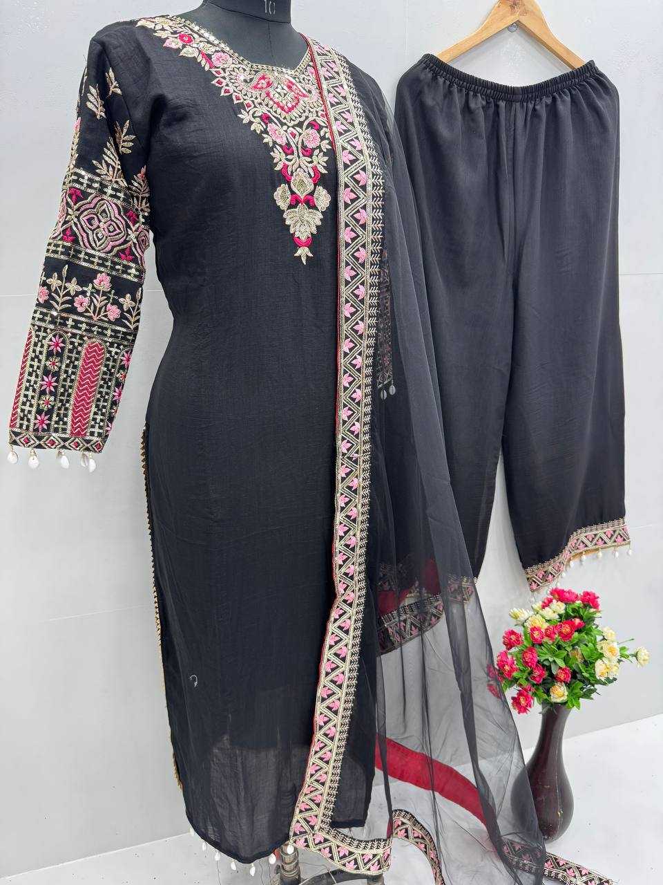 Ynf Heavy Silk KESH512 170 Suits & Dresses Wholesale Ladies Suits Dresses Designer Suits Manufacturer