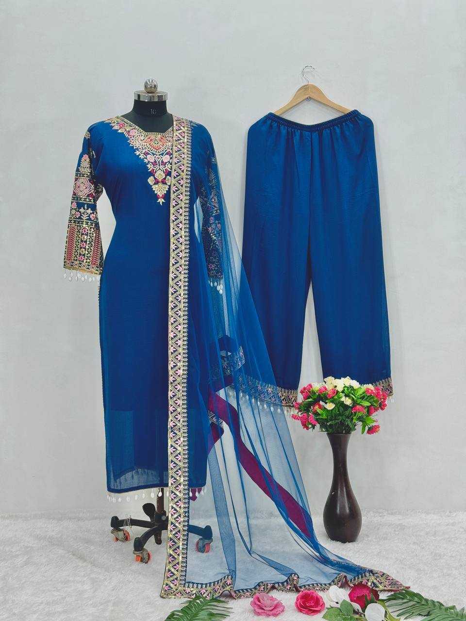 Ynf Heavy Silk KESH512 170 Suits & Dresses Wholesale Ladies Suits Dresses Designer Suits Manufacturer
