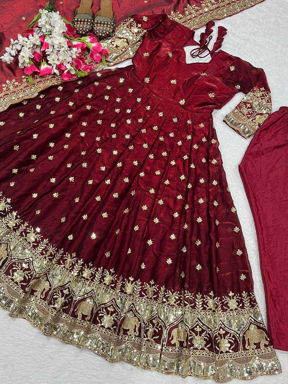 Ynf Heavy Silk KESH515 1250 Suits & Dresses Wholesale Sharara Salwar Suits Embroidery Suits Anarkali Suits Manufacturer