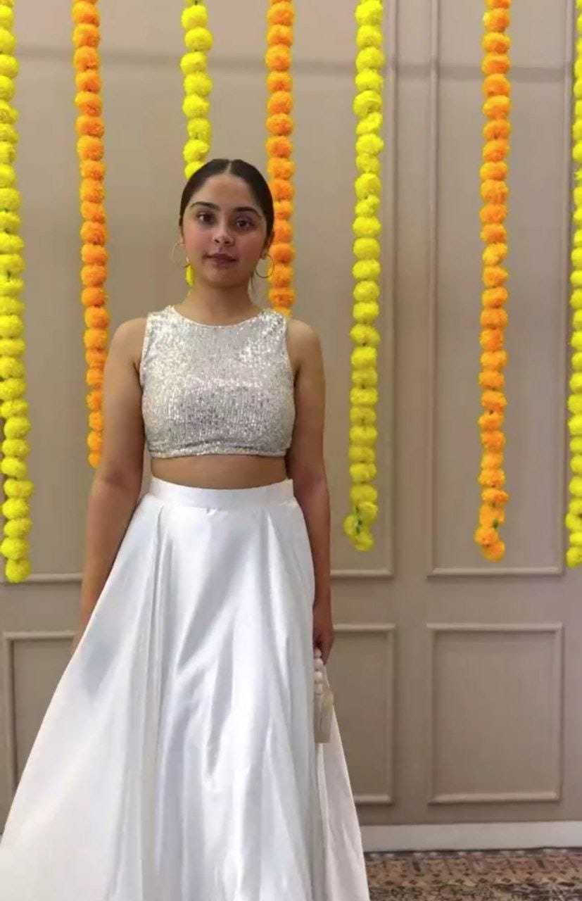 Ynf Heavy Silk RIN157 50080 Lehengas Plus Size Collections Wholesale Silk Lehenga Wedding Lehenga White Lehenga Manufacturer