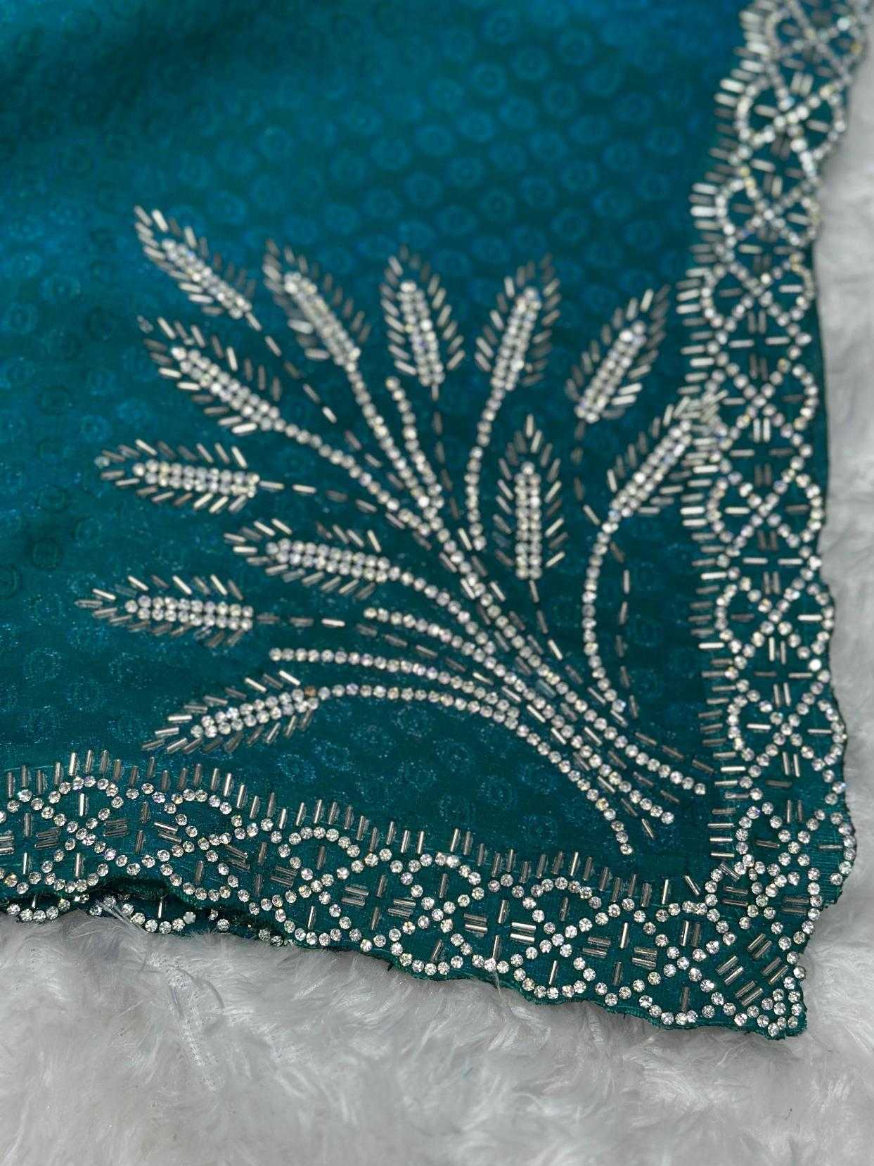 Ynf Jacquard KESH500 Taj Sarees Wholesale Designer Sarees Jacquard Saree Swarovski Sarees Manufacturer