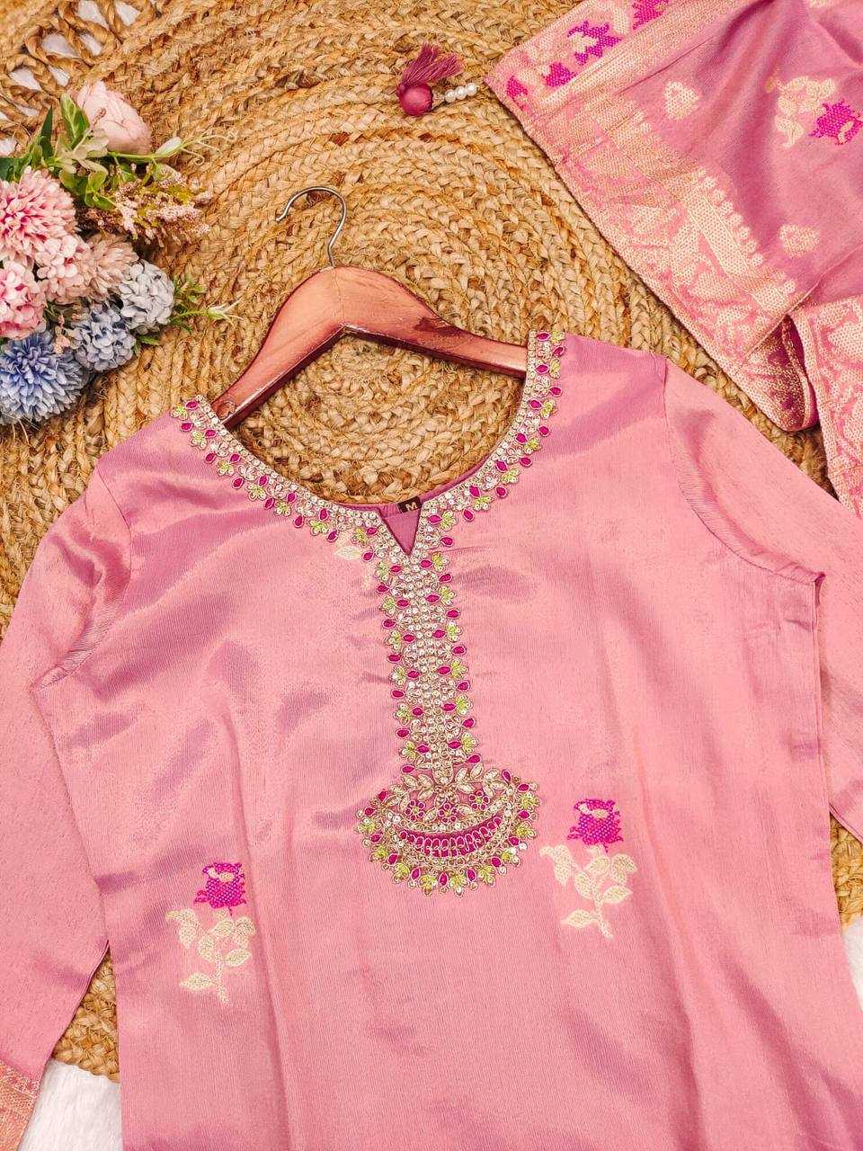 Ynf Jacquard KESH501 indicated Kurti Wholesale Festive Kurtis Cotton Kurtis Embroidered Kurtis Manufacturer