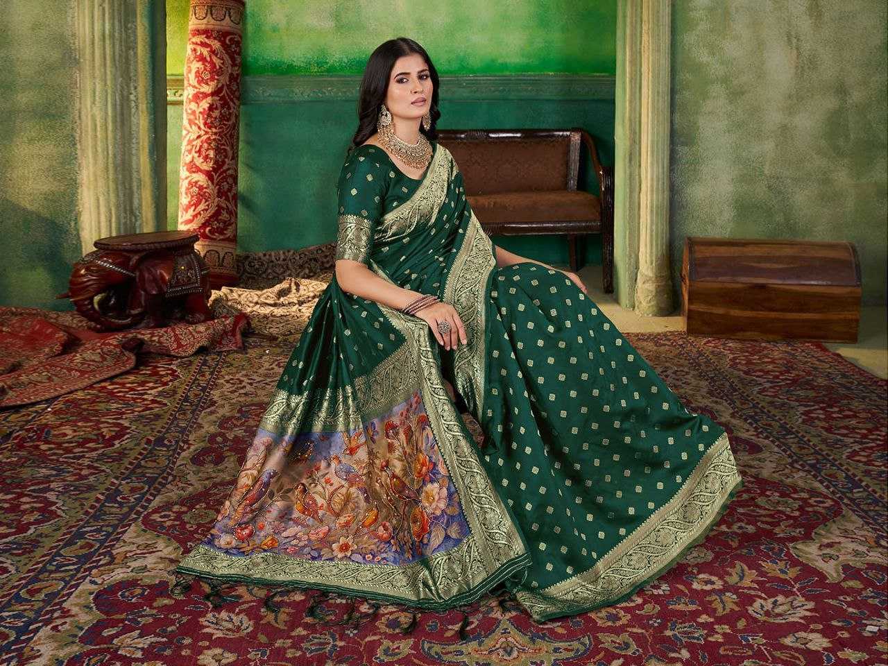 Ynf Jacquard KESH518 4399 Sarees Wedding Collections Festive Collections Wholesale Hand Work Sarees Jacquard Saree Zari Sarees Manufacturer