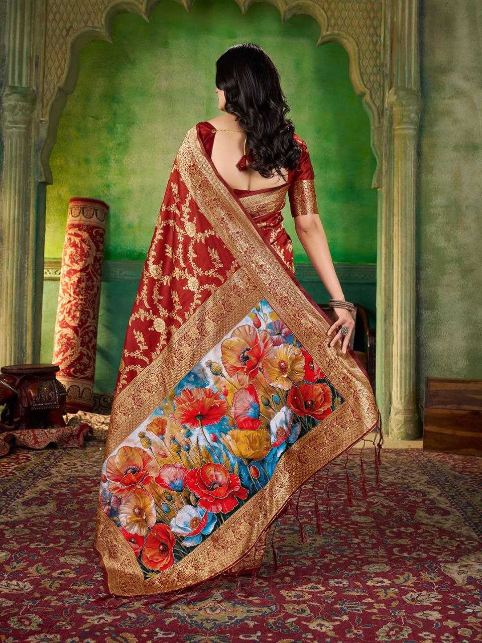 Ynf Jacquard KESH518 4400 Sarees Wedding Collections Festive Collections Wholesale Hand Work Sarees Jacquard Saree Zari Sarees Manufacturer